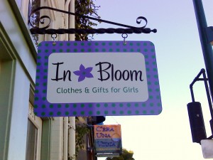 In Bloom Aluminum Blade Sign